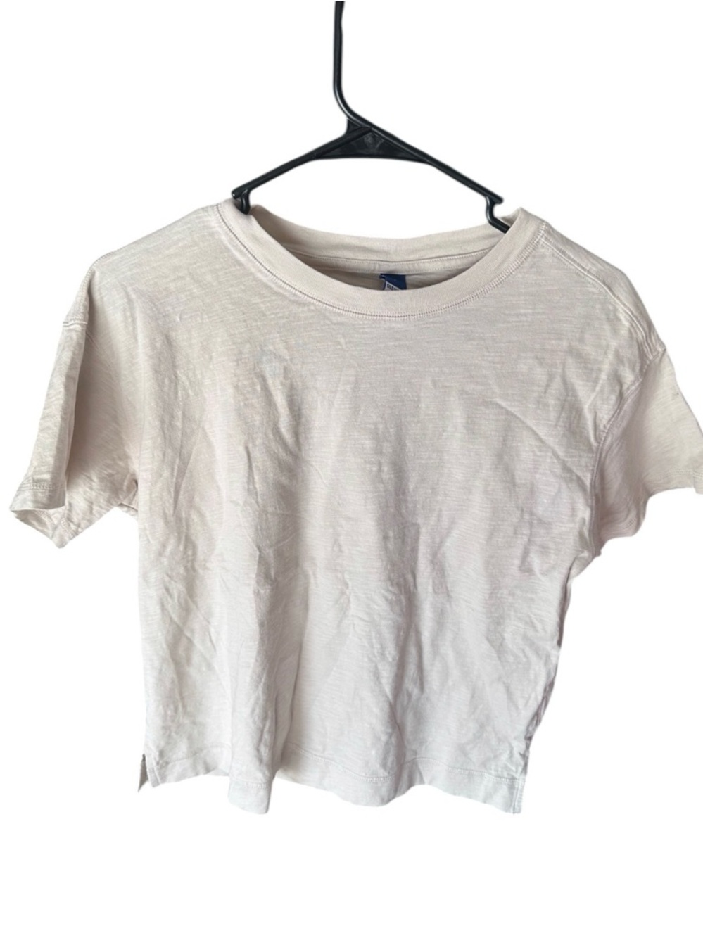 Old Navy Women's Short Sleeve Crewneck Tee in Off-White